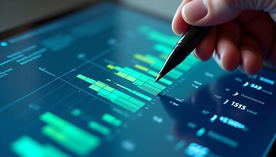 戦略的ポートフォリオの分析グラフ